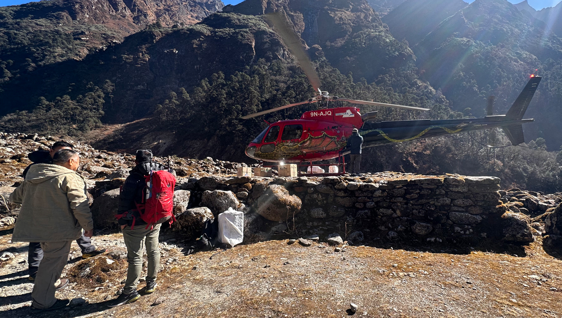 Everest mountain region